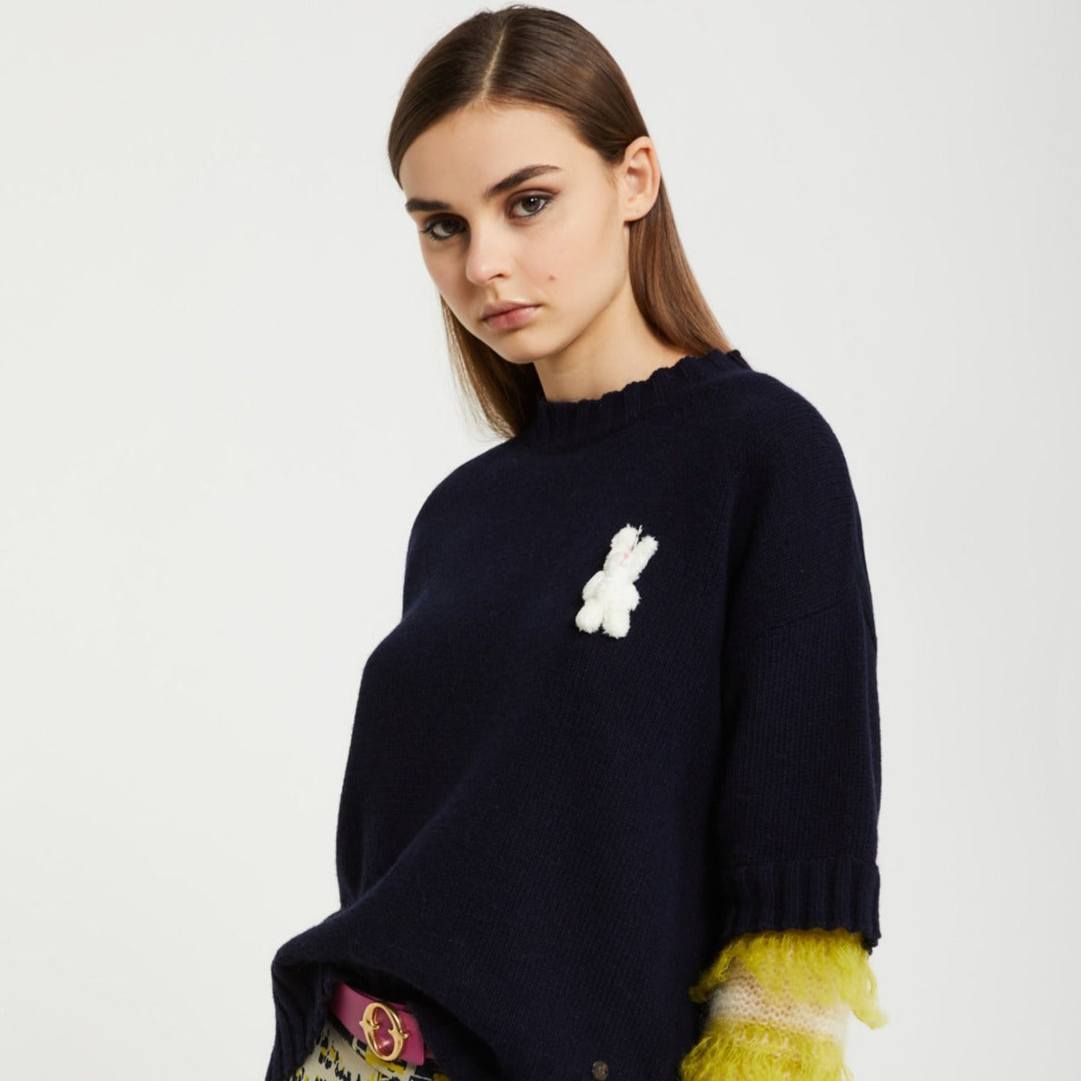 Maglione con frange