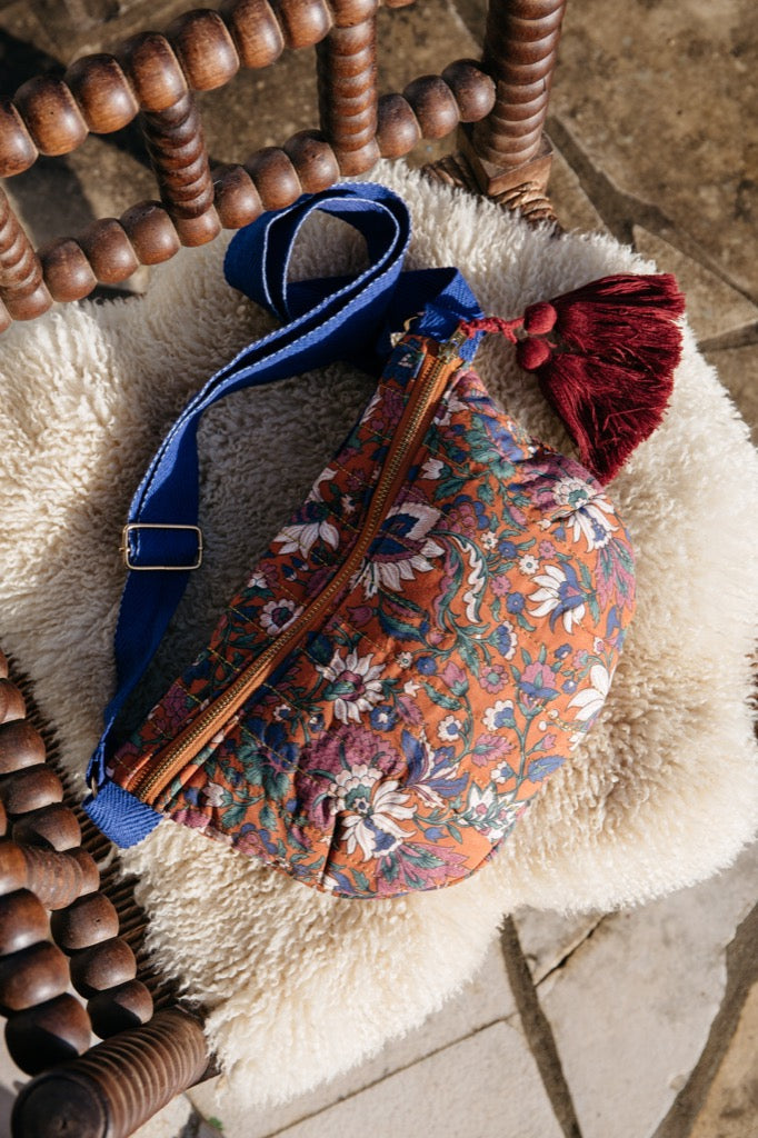 Borsa marsupio Gaby fox flowers guedra