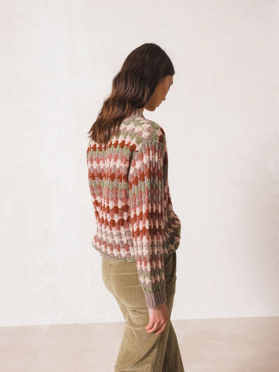 Cardigan multicolore talpa