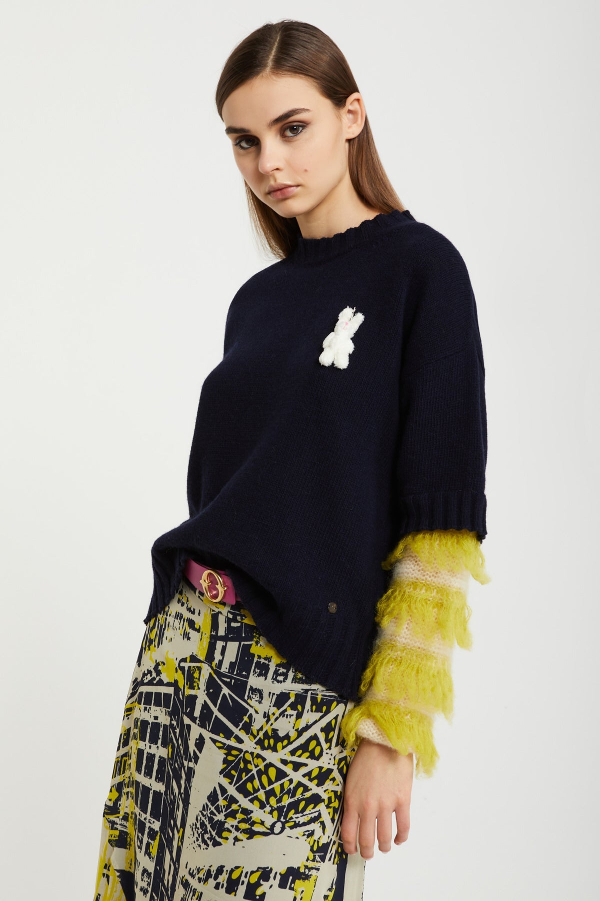 Maglione con frange