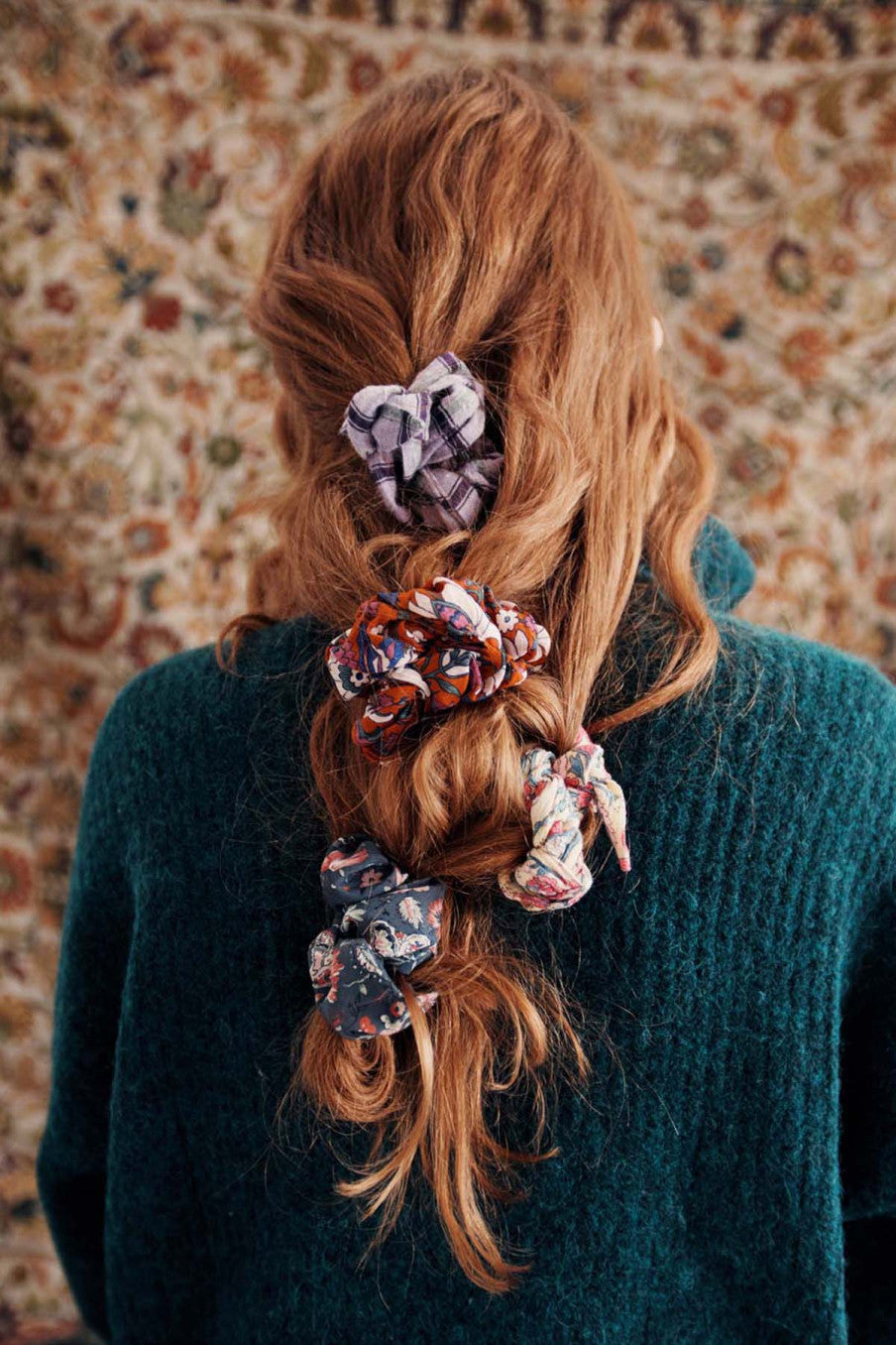 Scrunchie Khaalia fox flowers guedra